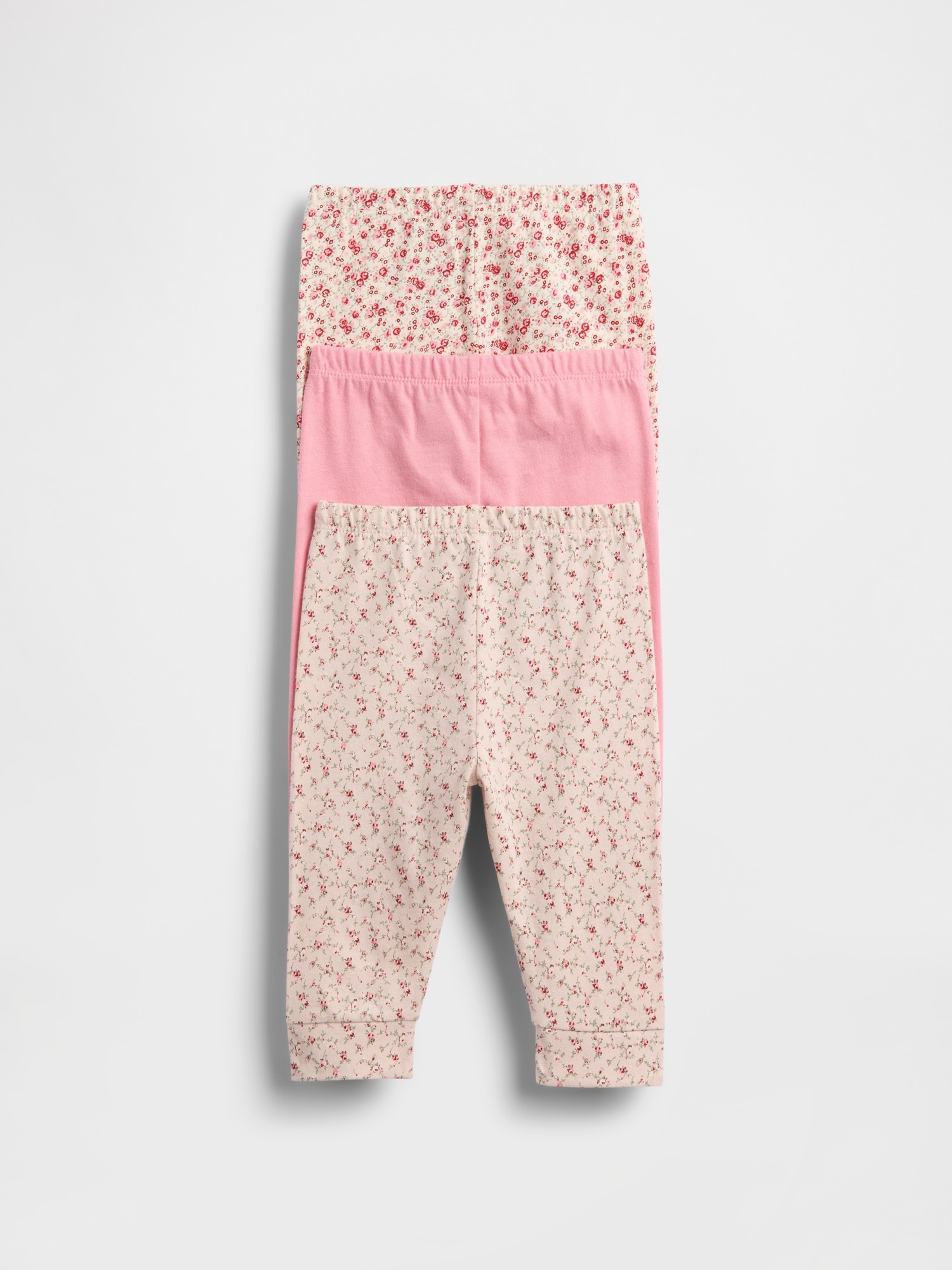 Baby First Favorites Organic Cotton Pull-On Pants (3-Pack