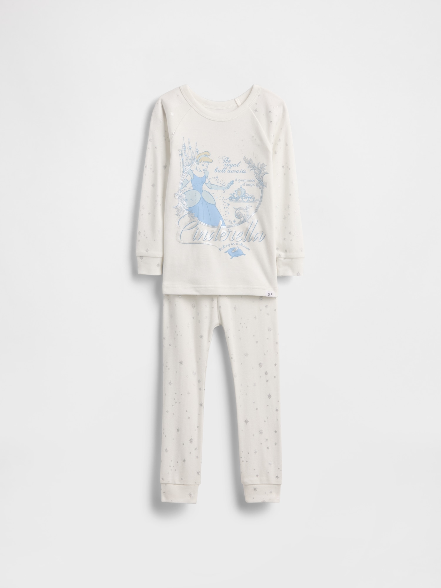 Gap × Disney Baby & Toddler Organic Brushed Cotton Pj Set In White