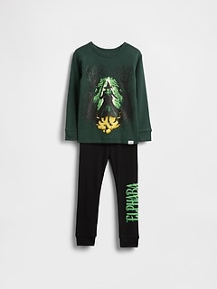 Baby & Toddler Wicked Organic Brushed Cotton PJ Set