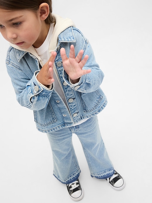Image number 3 showing, Baby & Toddler Relaxed Flare Jeans
