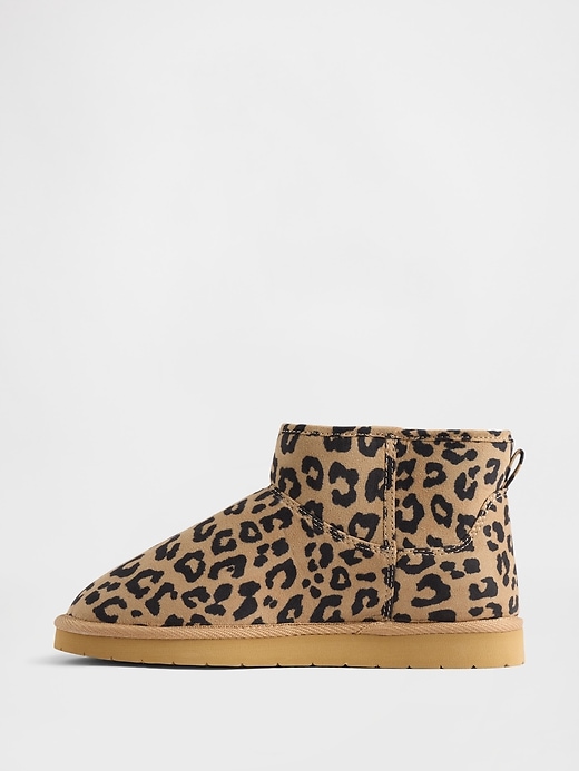 Image number 5 showing, Kids Vegan Suede Sherpa-Lined Boots