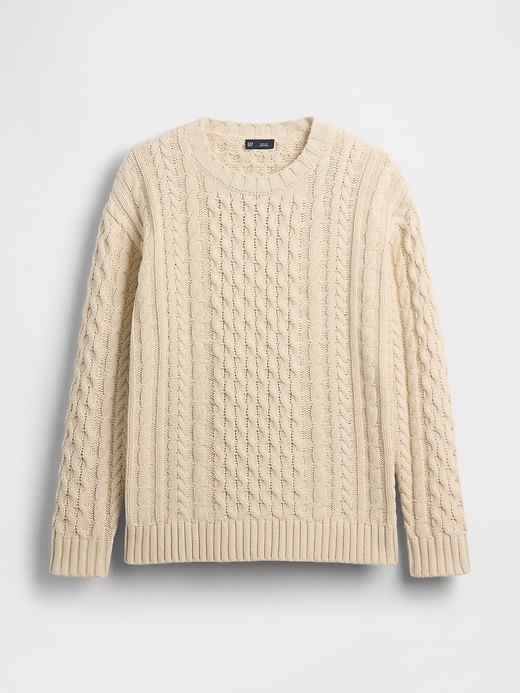 Image number 6 showing, Relaxed Cable-Knit Sweater