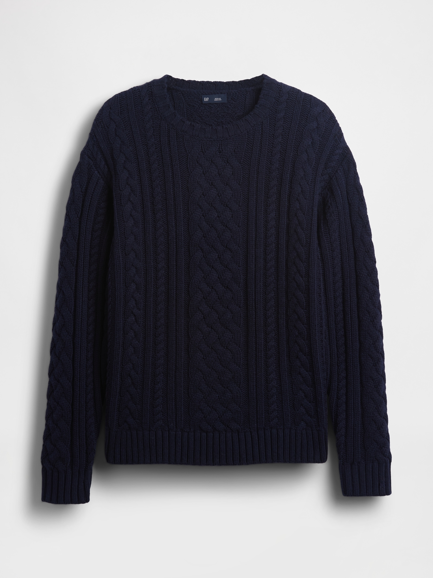 Relaxed Cable-Knit Sweater