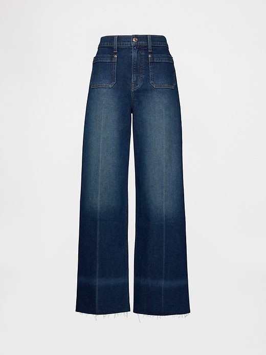 Image number 5 showing, High Rise Stride Wide-Leg Jeans