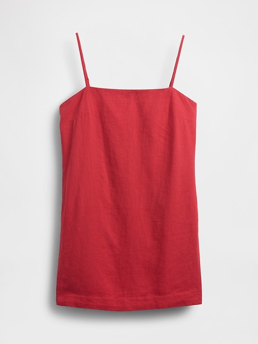 Image number 5 showing, Linen-Blend Mini Skort Dress