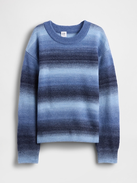 Image number 2 showing, Kids Space-Dye Relaxed Crewneck Sweater