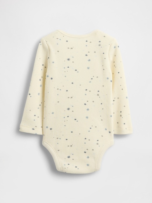 Image number 2 showing, Baby Softspun Waffle Bodysuit