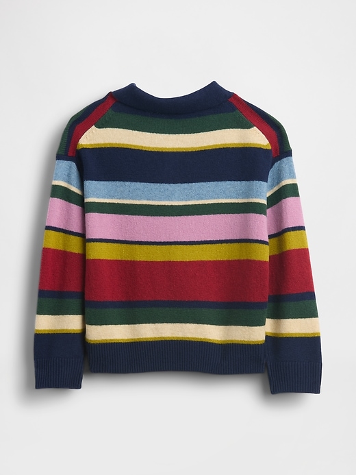 Image number 2 showing, Baby & Toddler CashSoft Polo Sweater