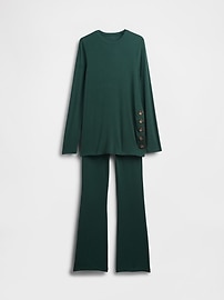 View large product image 1 of 1. Maternity Modal Rib PJ Set