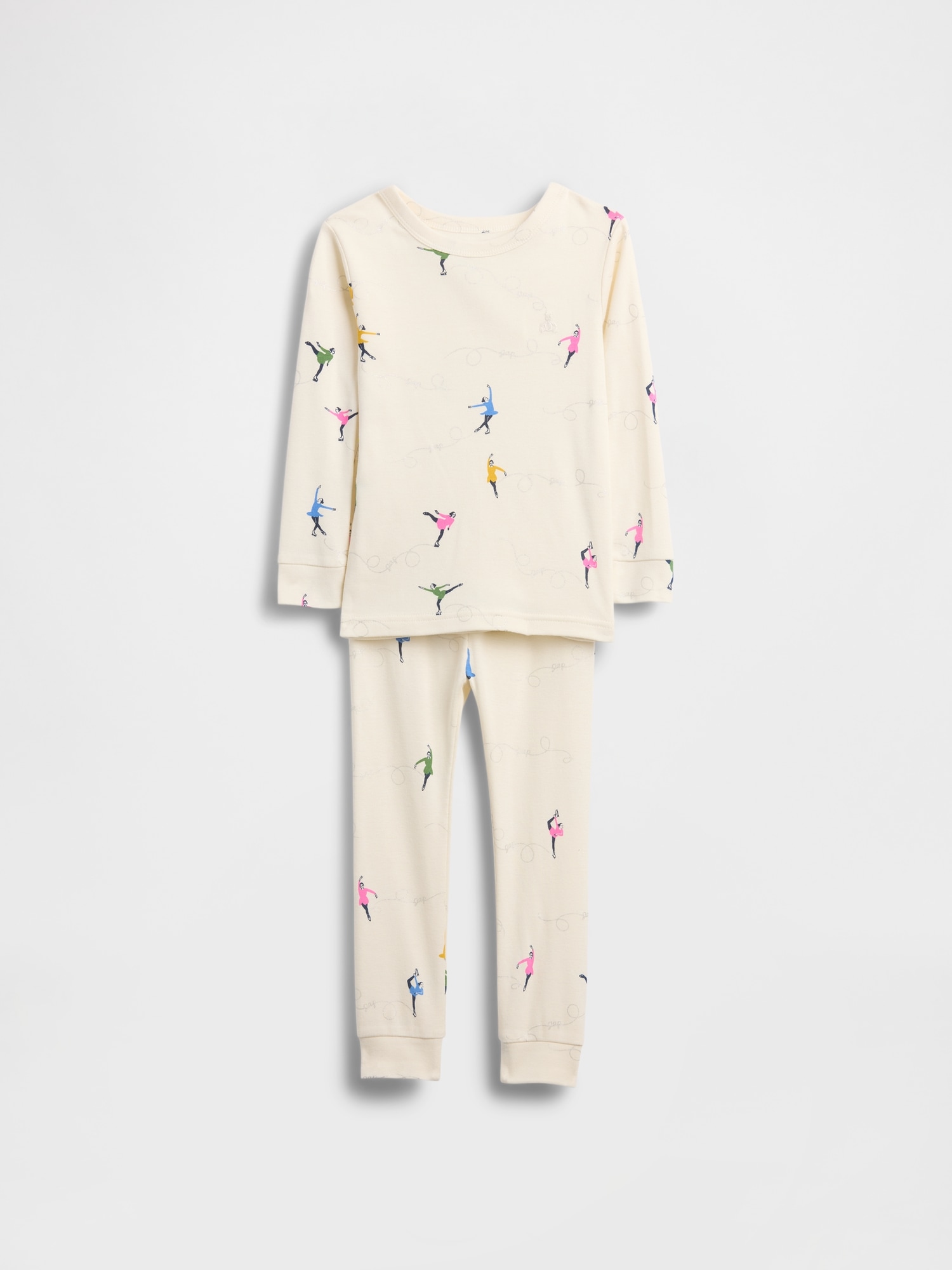 Gap Baby & Toddler Organic Brushed Cotton Pj Set In Multi