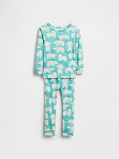 Baby & Toddler Organic Brushed Cotton PJ Set