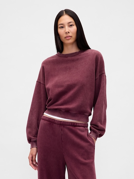Image number 1 showing, VintageSoft Wedge Crewneck Sweatshirt