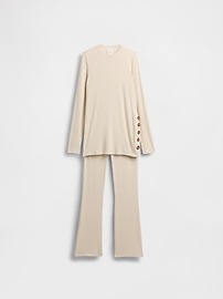 View large product image 1 of 1. Maternity Modal Rib PJ Set