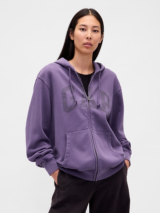 Image number 5 showing, VintageSoft Arch Logo Full-Zip Hoodie