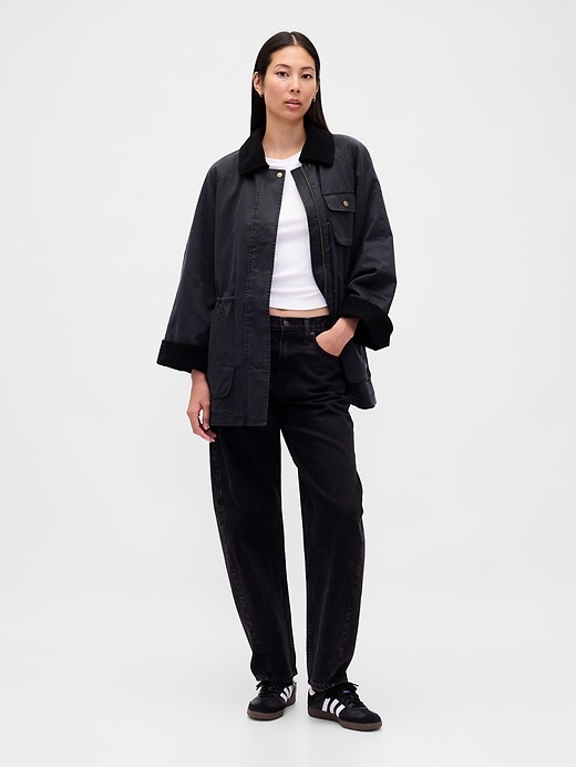 Image number 2 showing, Waxed Barn Jacket