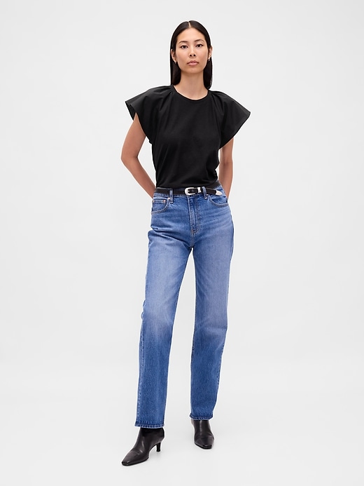 Image number 2 showing, Flutter-Sleeve T-Shirt