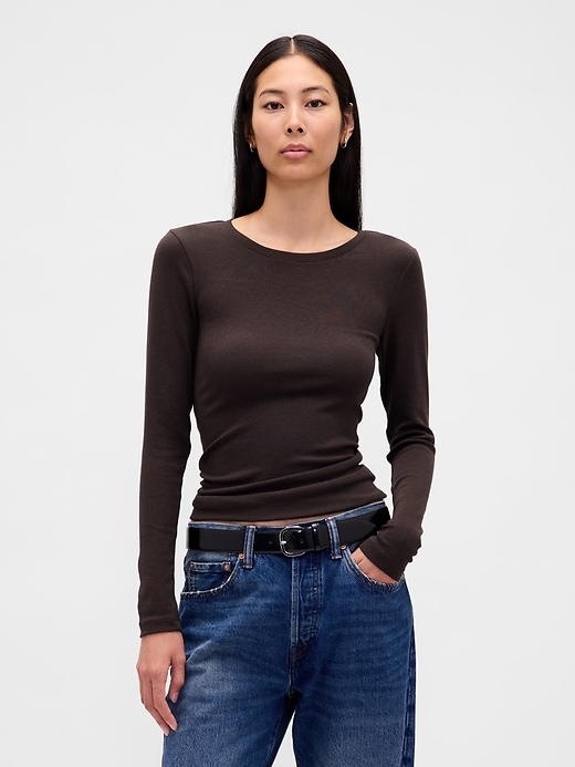 Image number 1 showing, Modern Crewneck T-Shirt