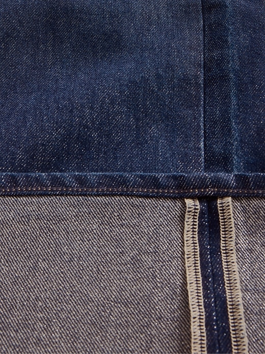 Image number 6 showing, Mid Rise Metallic Cuffed Baggy Jeans