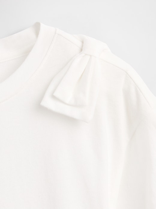 Image number 4 showing, Kids Bow Peplum T-Shirt