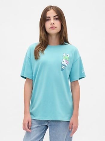 Kids Oversized Graphic T-Shirt