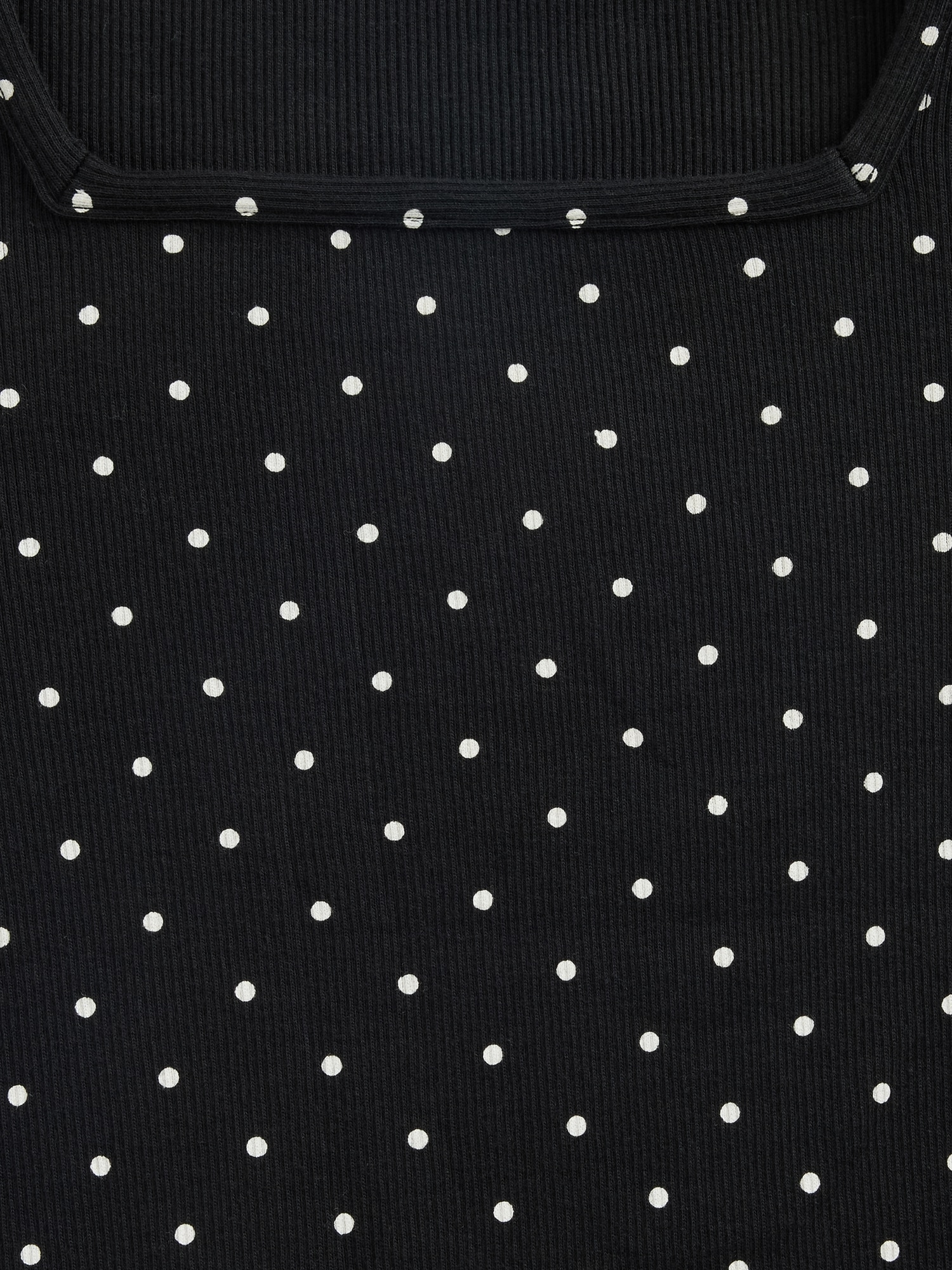 Kids Rib Puff-Sleeve Top