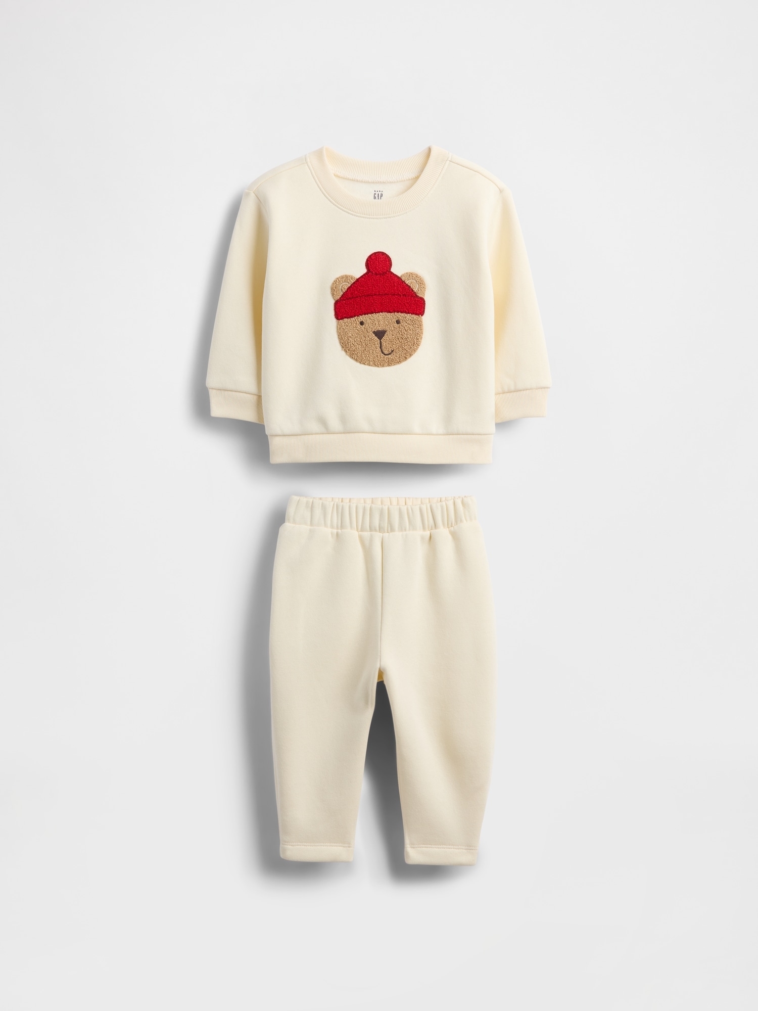 Gap Kids' Baby Vintagesoft Brannan Bear Outfit Set In Neutral