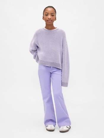 Kids High Rise '70s Flare Jeans