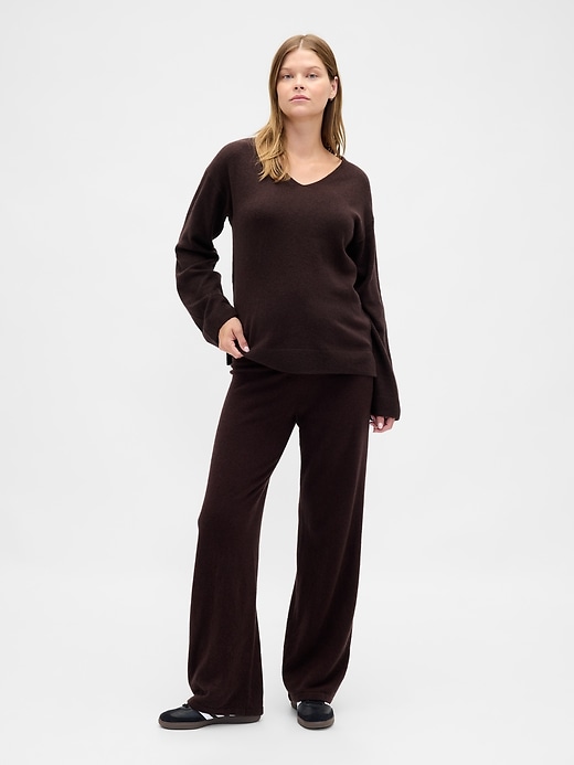 Maternity V-Neck Sweater