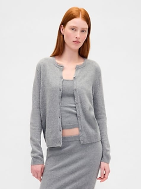 CashSoft Crop Cardigan