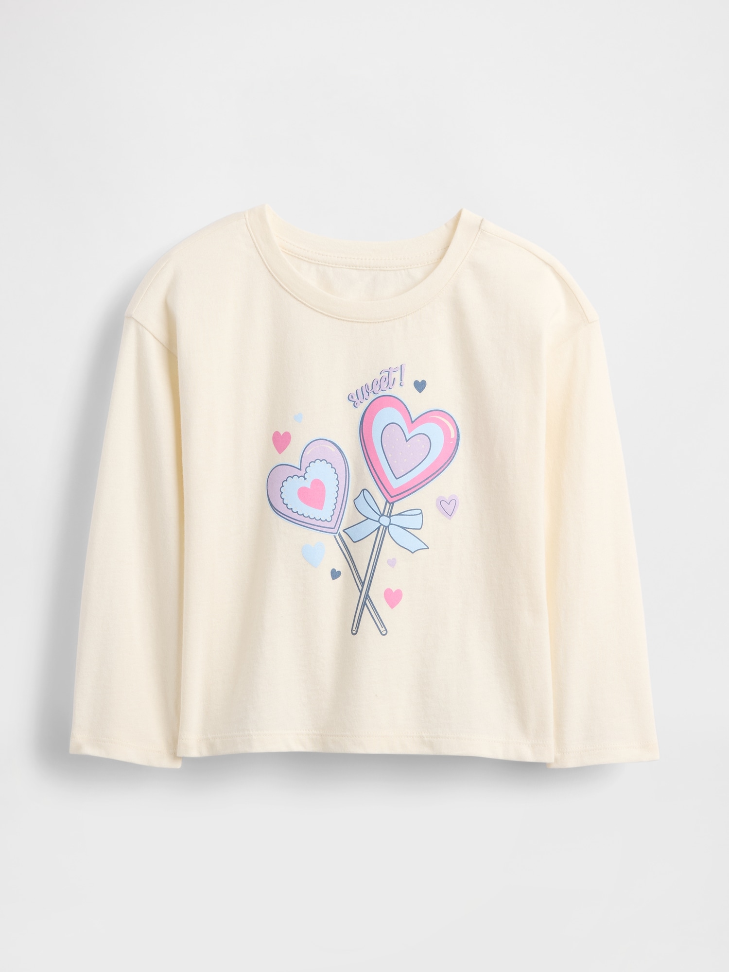 Baby & Toddler Mix & Match Relaxed Graphic T-Shirt - Sweethearts White