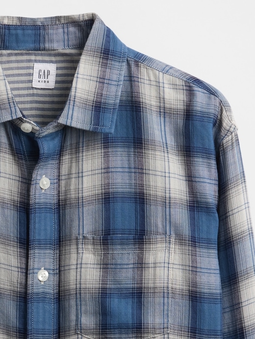 Image number 5 showing, Kids Relaxed Plaid Shirt