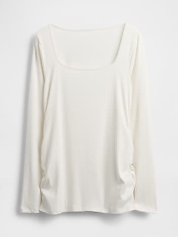 Maternity Modern Square-Neck T-Shirt