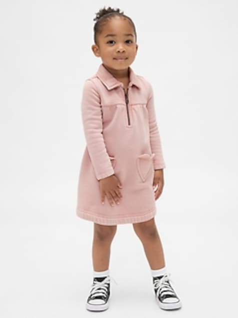 Baby & Toddler VintageSoft Half-Zip Dress