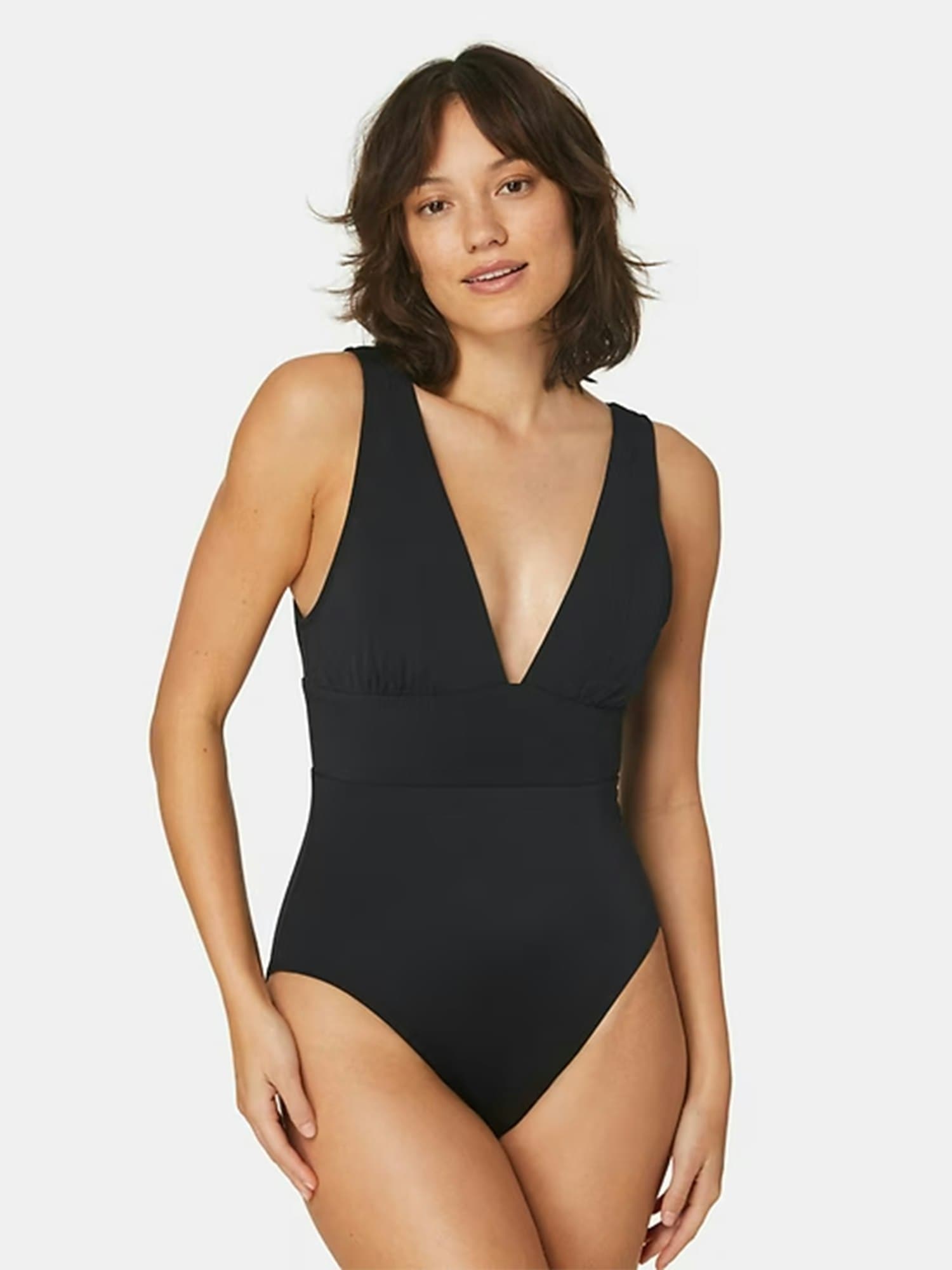 Andie Mykonos Classic One Piece - Long Torso - Black