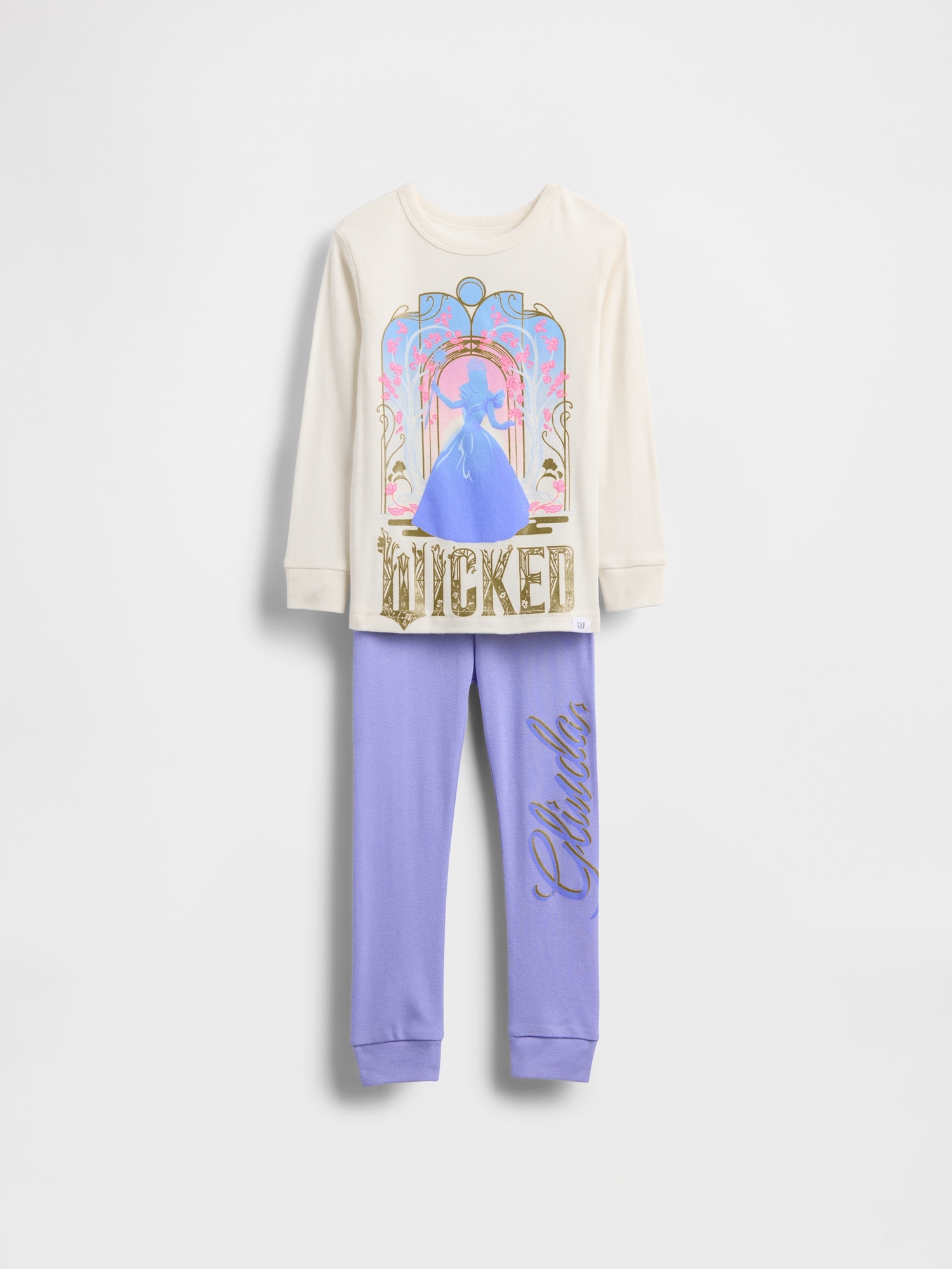 Gap Baby & Toddler Organic Brushed Cotton Wicked Pj Set In White