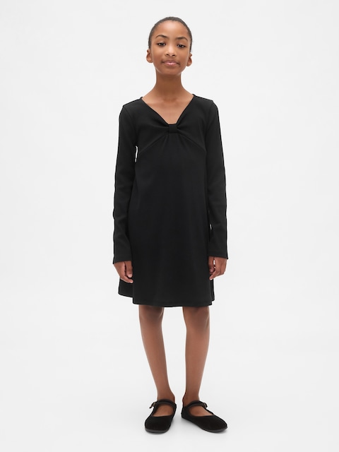 Kids Rib Bow Dress