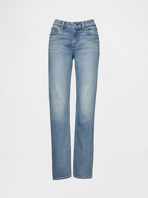 Image number 7 showing, Curvy Low Rise '90s Straight Jeans