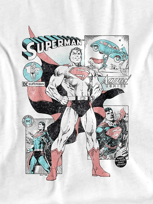 Image number 3 showing, Kids Superman Comic Panels Graphic T-Shirt