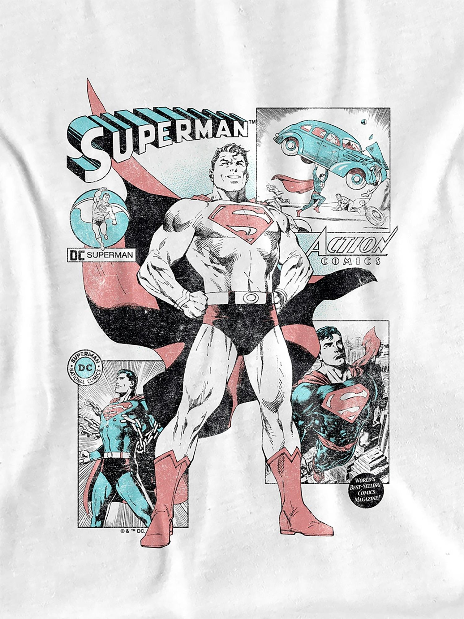 Gap Kids Superman Comic Panels Graphic T-Shirt — фото 3