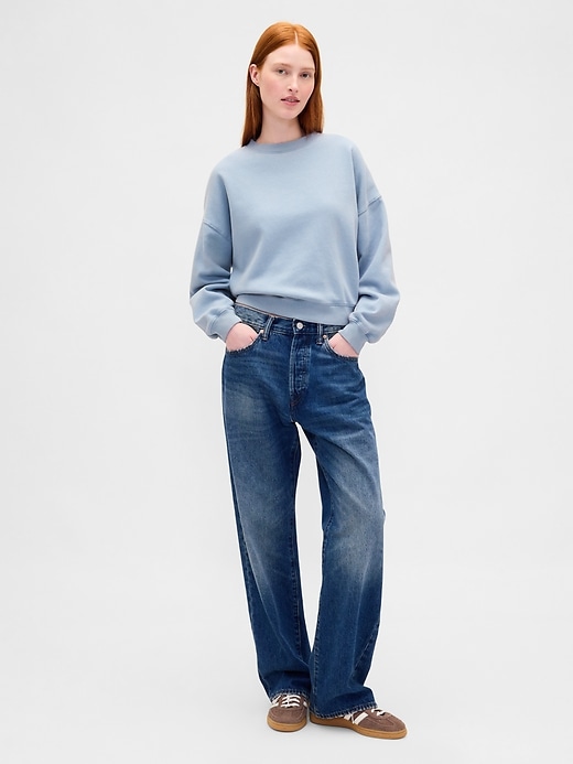 Image number 2 showing, VintageSoft Wedge Crewneck Sweatshirt