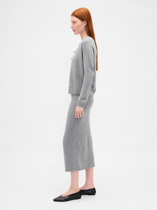 Image number 3 showing, CashSoft Stretch Midi Skirt