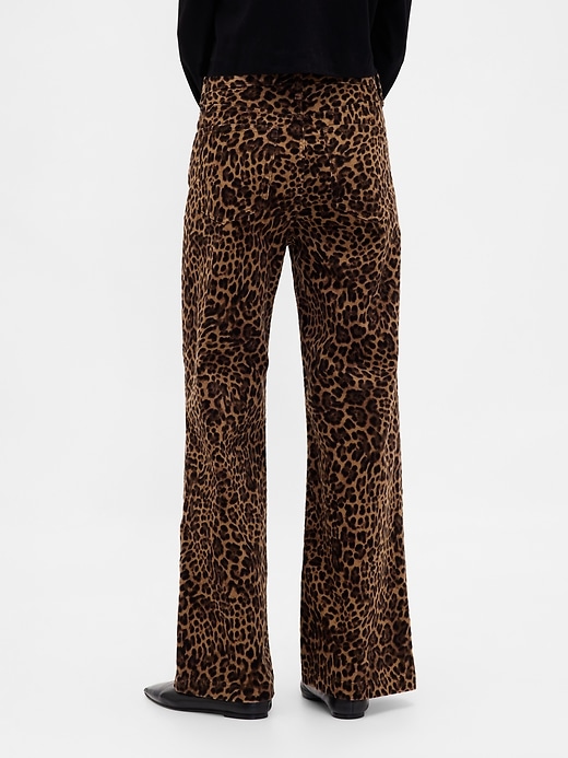 Image number 4 showing, High Rise Corduroy Stride Wide-Leg Jeans