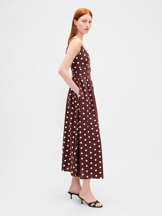 Image number 3 showing, Seamed Drop-Waist Maxi Dress