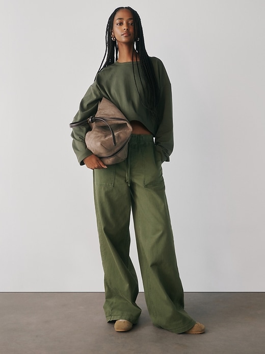 Image number 5 showing, Mid Rise Easy Baggy Pants