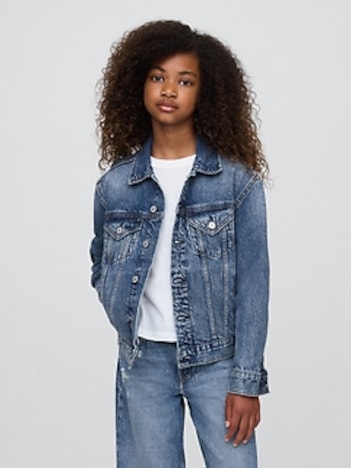 Kids Organic Cotton Icon Denim Jacket