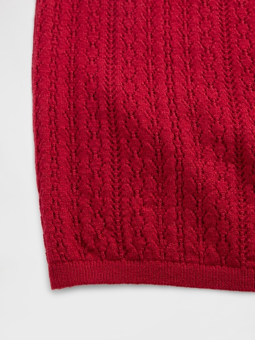 Image number 4 showing, Pointelle Turtleneck Sweater