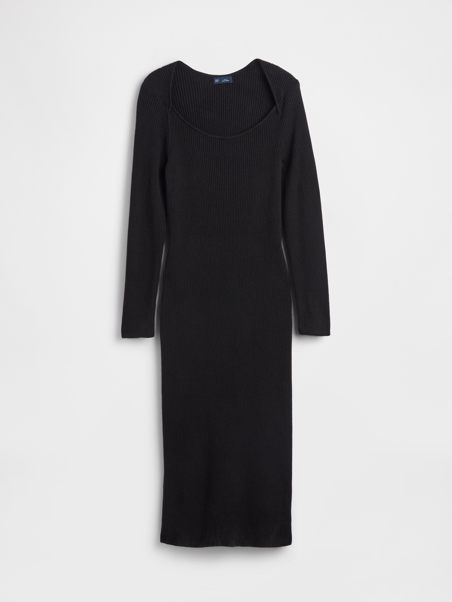 CashSoft Rib Midi Sweater Dress