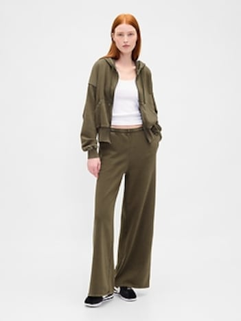 VintageSoft Baggy Wide-Leg Sweatpants