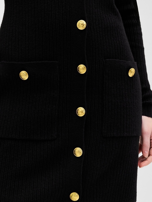 Image number 4 showing, CashSoft Rib Pocket Mini Sweater Dress