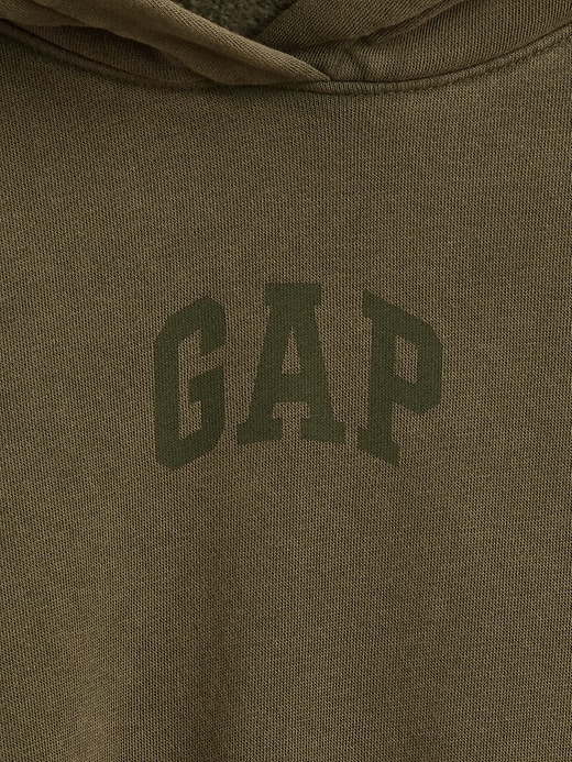 Image number 4 showing, VintageSoft Crop Logo Hoodie